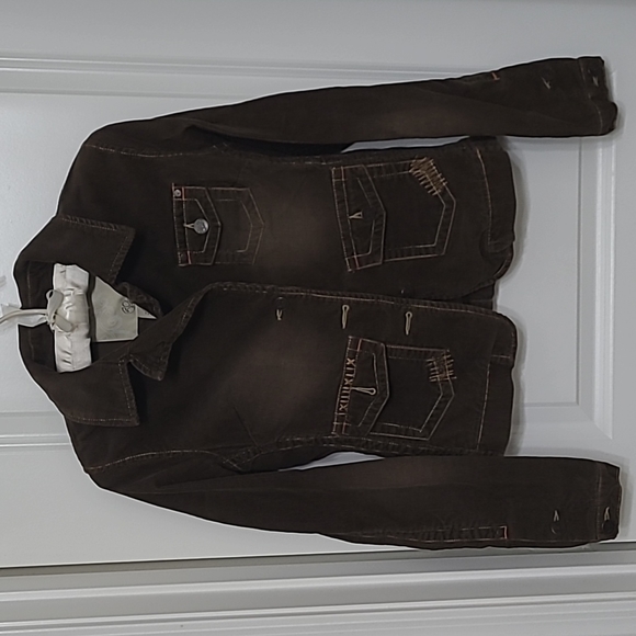 refuge Jackets & Blazers - Refuge Small brown corduroy jacket